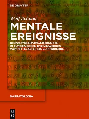 cover image of Mentale Ereignisse